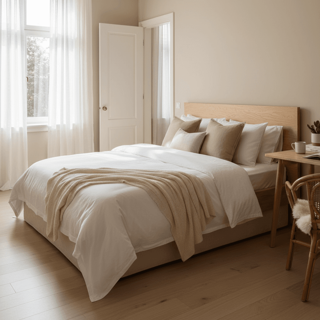 Clean comfortable bedroom at 901 Transitional Living Center